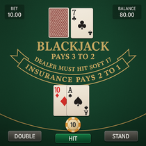 SushiCasino - Blackjack - Gra Stołowa Online